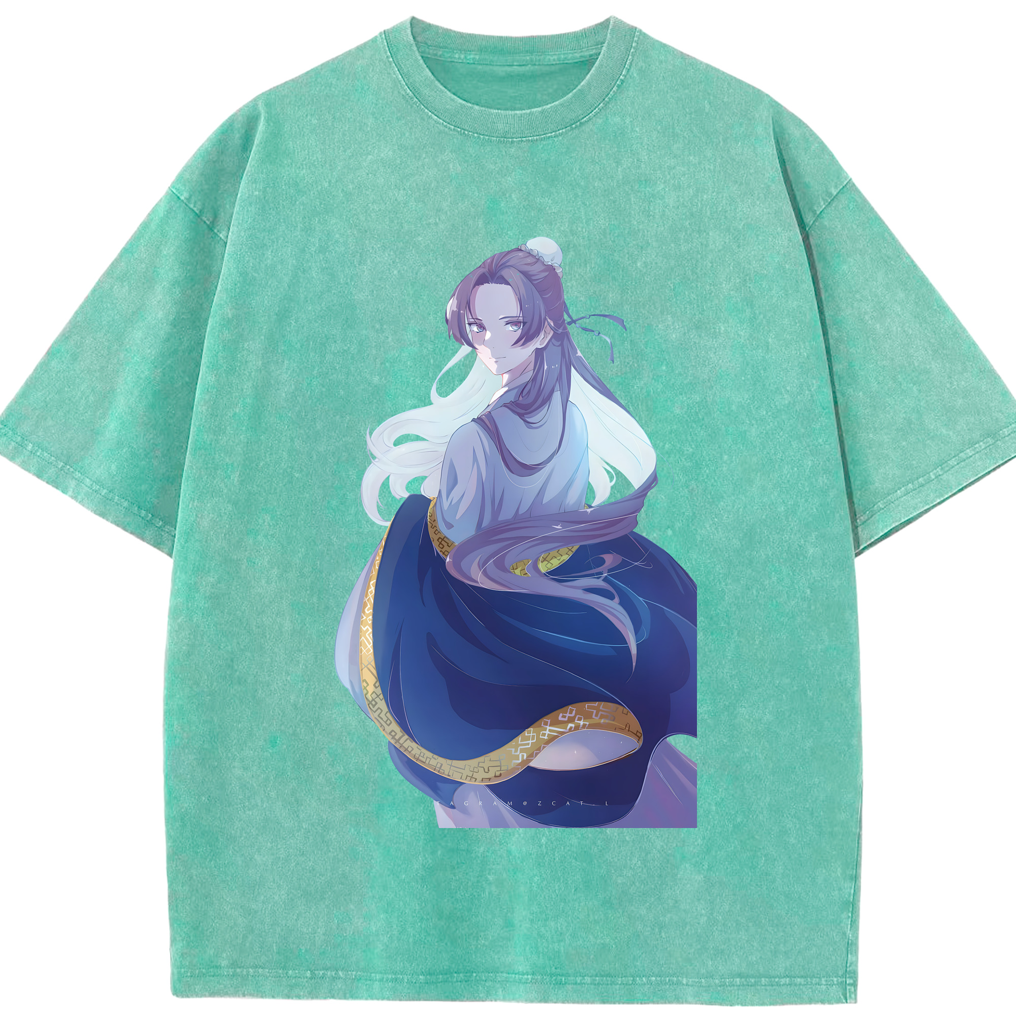 （画像用） 薬屋のひとりごと The Apothecary Diaries 綿100% ヴィンテージ風 半袖Tシャツ（フロントプリント）